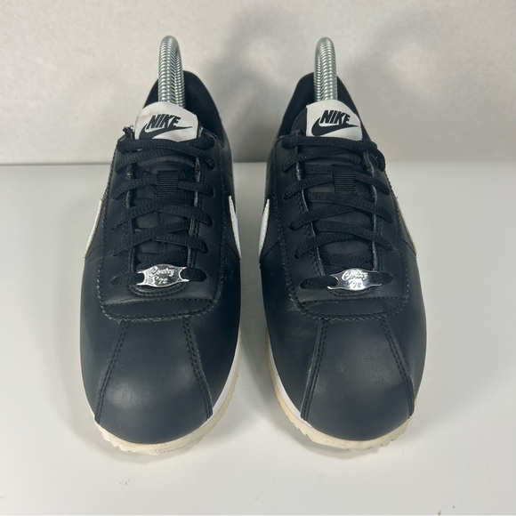 Nike Cortez Leather Sneakers ‘Black/ White' 904764-001; Size 5.5Y Women’s Size 7 - Picture 9 of 15